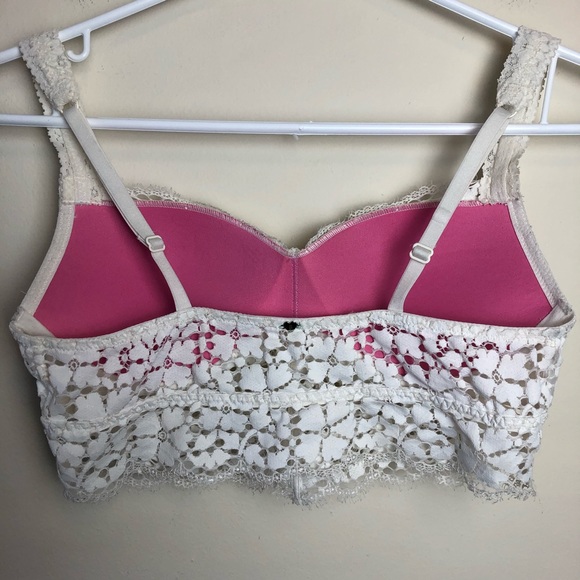 Victoria’s Secret Pink Size M Bra Lace Bralette - Picture 4 of 7